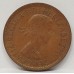 AUSTRALIA 1962 . HALF 1/2 PENNY . ERROR . METAL FLAWS IN DATE